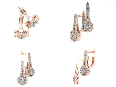 Earrings od60 3D print model