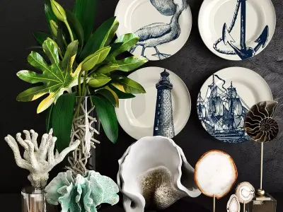 Decor set 34 3D model