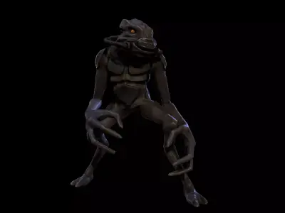 Creature 158 Low-poly 3D model