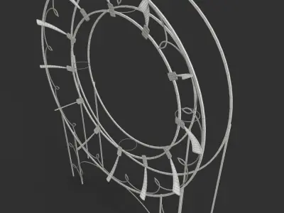 Wrought Pergola 3D model