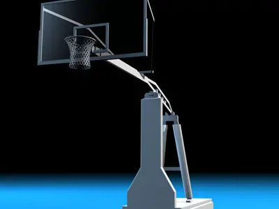 Basketball hoop 3D model