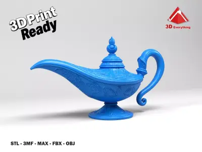 Genie Lamp 3D print model