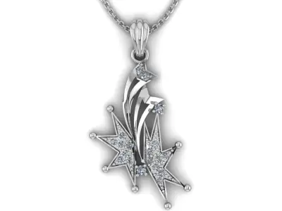 Star Pendant 3D print model