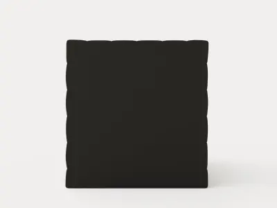 Montana Storage Bed 120x200 Dark Gray Low-poly 3D model