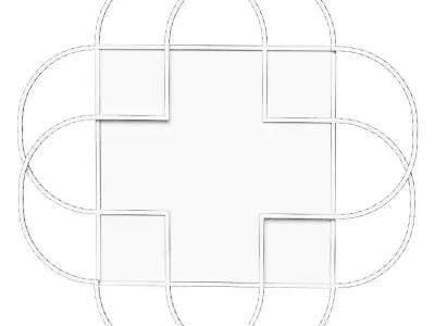 Wall mirror 597511 3D model