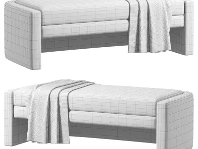 Arc Bench By Trnk 3D model