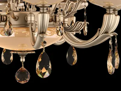 MD 89370-8-2 Osgona Chandelier 3D model