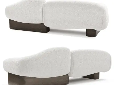 Raphael Navot The Overlay sofa  3D model