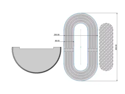 Mesh floating shelf wall decor and mirror frame 3D print model
