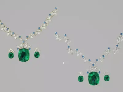 movable marquise service - multi parts 3D print model