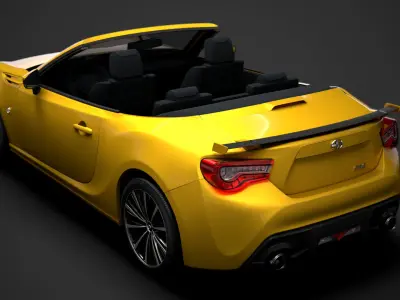 Scion FR-S Cabrio 2020 3D model