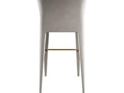 Baker - Lapel Barstool 3D model