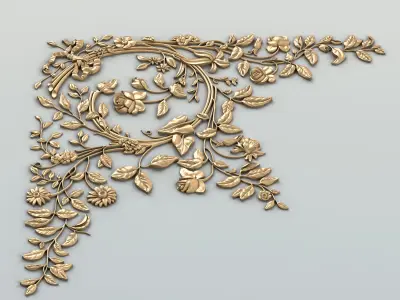 Corner decor 020 3D model