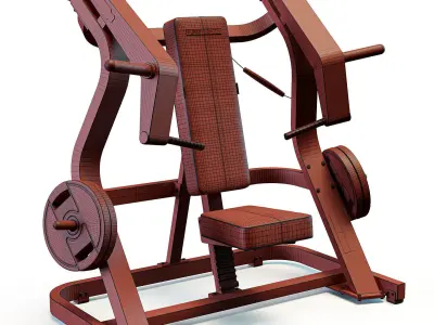 Pure Incline Chest Press 3D model