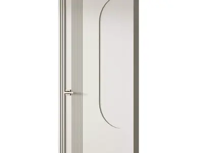 Elegant Modern Flush Door 20 3D model
