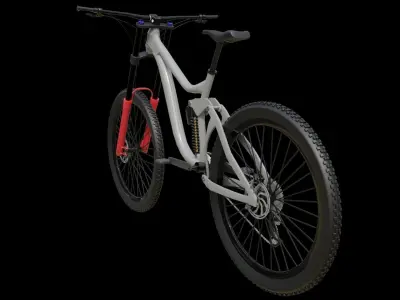 Mountain Bike MTB bicycle downhill 3D model 3D model
