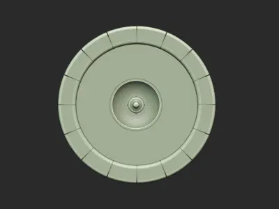 ancient fountain 3D model