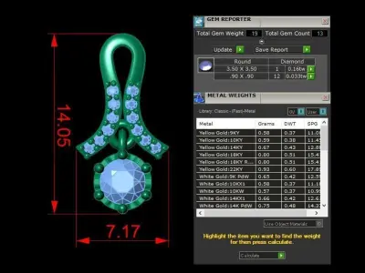 Jewelry Earring 3D print model