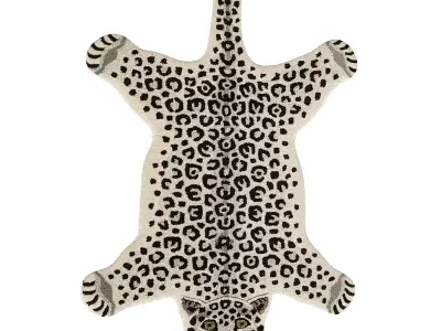 Carpet Skin Leopard 3D model