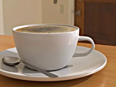 Coffee Cup Free low-poly 3D model