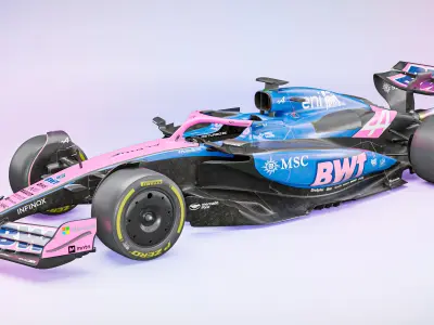 F1 Alpine A525 2025 3D model