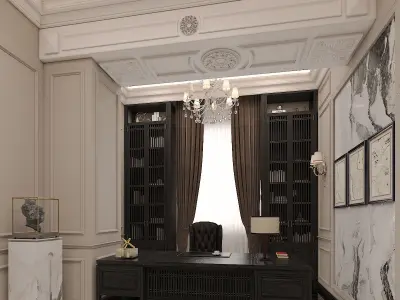 Neo classic President Room 3D model