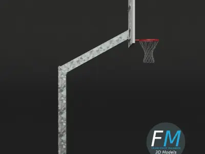 Basketball hoop 3D model