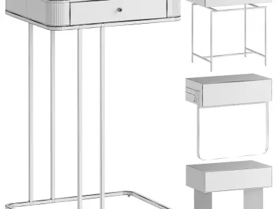 La Redoute Interieurs Bedside Tables Set 8 3D model