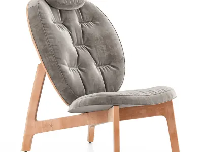 ZEITRAUM Chair Low-poly 3D model