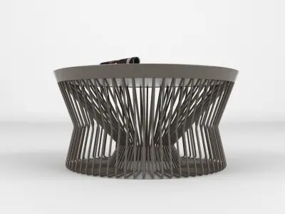 Contemporary Outdoor Table 3D model