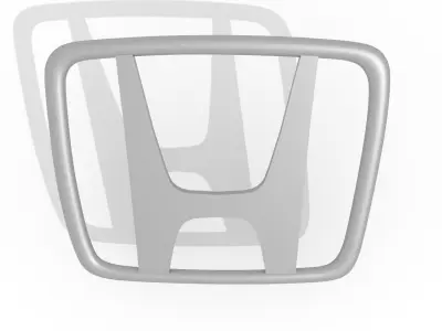 Honda emblem Low-poly 3D model