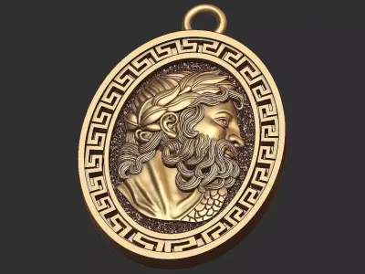 Jesus pendent 3D model