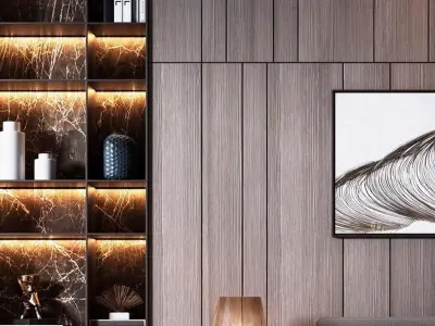 model decoration villa bedroom Home 3D model