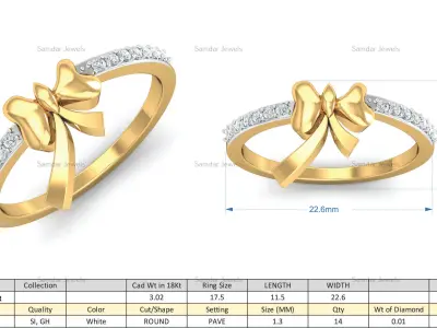 6 Rings Lot 3Dm and Stl Files 3D print model