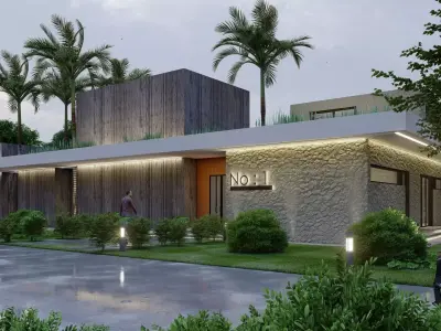 MODERN HOUSE  3D model shop