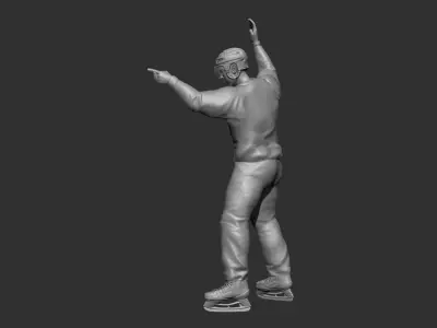 Hockey referee 3D model 3D print model