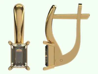 Earrings 0031 3D print model
