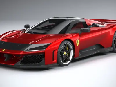 Ferrari F80 2025 3D model