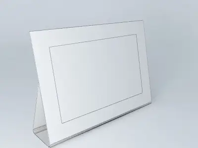 PortaRetratos acrylic frame with family Free 3D model