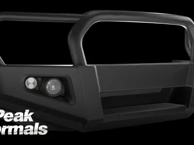 Everest and Ranger Bullbar Low-poly 3D model