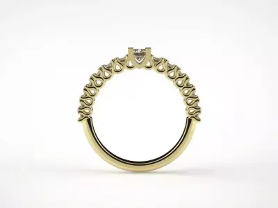 Anello donna motivi Free 3D print model