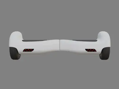 Electric Unicycle Scooter - SCOOTER ELECTRICO - low poly  Low-poly 3D model