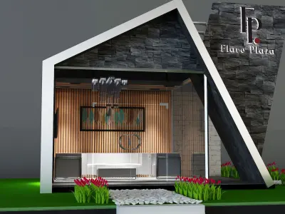  Show Room Store Exhibition a670 H 3D model