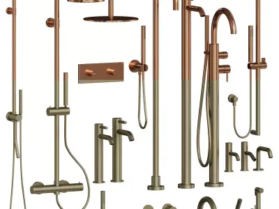 Fantini Nostromo faucet set 3D model