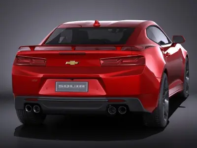 Chevrolet Camaro SS 2016 VRAY 3D model