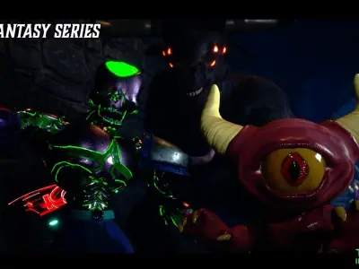 Dark Fantasy Pack - Unreal Engine 5 Asset Pack Low-poly 3D model