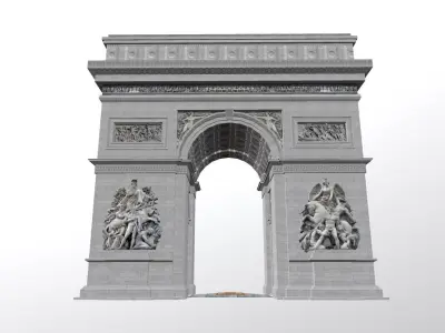 Arc de Triomphe 3d Model 3D model
