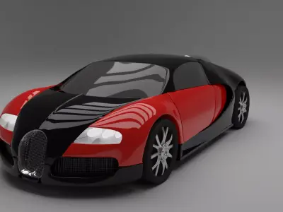 Bugatti Veyron sports car supercar 3d model 3D model