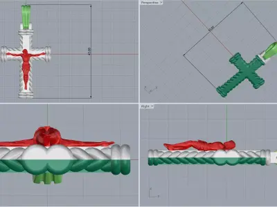cross 3D print model 13