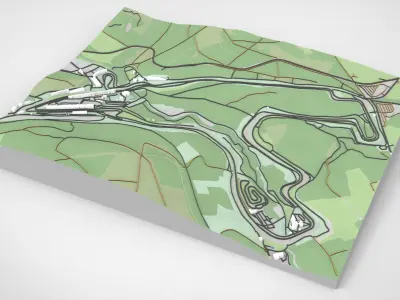 Circuit de Spa-Francorchamps Belgium  3D model